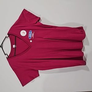 Tipsy Made In America Store V-Neck Tee NWT 2X